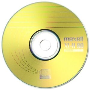 Maxell CD-R 80 Mins XL-II Digital Audio Recordable Blank Discs - 10 Pack Sleeved