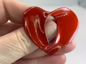 Spilla spilla metallo vintage rosso look nastro cuore San Valentino M-2017 COSÌ COM'È - Foto 1 di 3