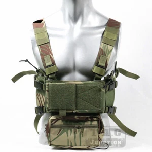 Rhodesian Brushstroke Camo Tactical Micro Fight MK3 MK4 Chest Rig Modular Vest - Picture 1 of 6