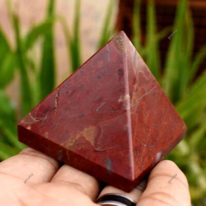 849.85 Ct Natural CERTIFIED Jasper Red Color Pyramid Cut Loose Gemstone. - Picture 1 of 11
