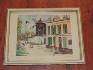 Maurice Utrillo Rue a Sannois, Urheberrecht New York Society Kunstverlag USA - Bild 1 von 11