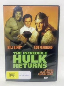 Incredible HULK Returns DVD 1988 RARE MOVIE FREE POSTAGE - Picture 1 of 1