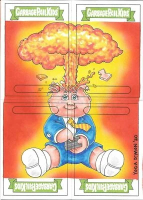 2020 Topps Garbage Pail Kids GPK 35th Anniversary ADAM BOMB PUZZLE SKETCH CARD - Image 1 of 4