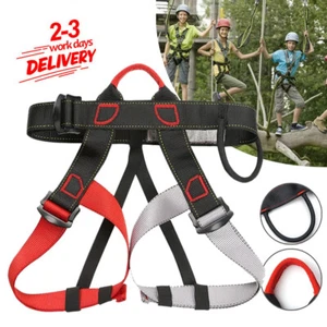 Climbing Safety Harness Tree Rock Climbing Half Body Safety Seat Belt Heavy Duty - Picture 1 of 11