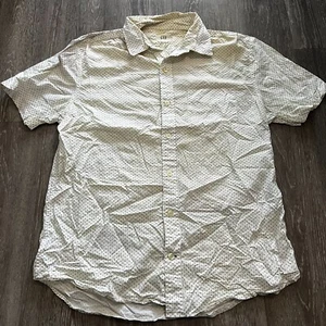 Gap Mens Size M Casual Floral Button Down Sleeveless Shirt - Picture 1 of 3
