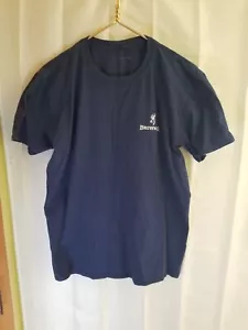 Browning Firearms Shirt Blue (Large?) Short Sleeve - Picture 1 of 9