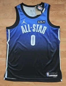 Jayson Tatum 2023 All-Star Jersey Black Blue Size L Large 48 Dri-Fit New - Picture 1 of 8