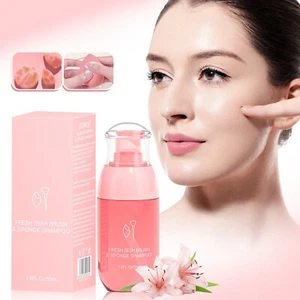 No Residue Cleaning Makeup Brush Cleaning Liquid Makeup Egg Puff Tool Cleaner - Picture 1 of 10