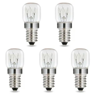 5X 230V E14 15W  Backofenlampe Glühbirne Glühlampe Backofen Backofenglühbirne - Bild 1 von 6