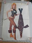 BARBARELLA JANE FONDA SCI-FI RARE RECALLED MOVIE POSTER 1968 -  29" x 43"