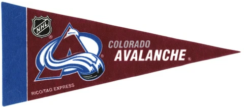 COLORADO AVALANCHE~BRAND NEW NHL HOCKEY TEAM MINI SOUVENIR 9"MINIATURE PENNANT Cover
