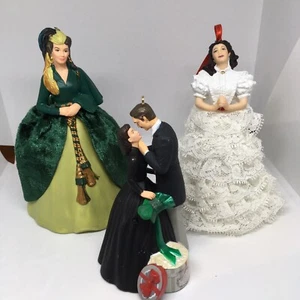 22 Hallmark Gone by The Wind Ornaments 1997 - 2016 Scarlett Rhett Bonnie Ashley - Picture 1 of 9