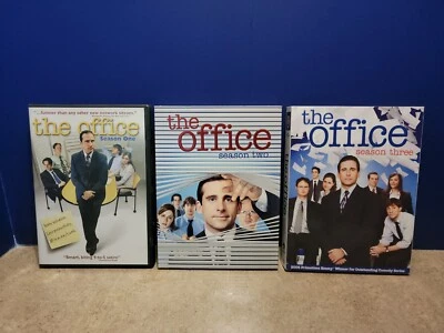 THE OFFICE Seasons 1-3, 1, 2 & 3 DVD Set Comedy Series NBC Gently Used See Pics  - Image 1 of 4