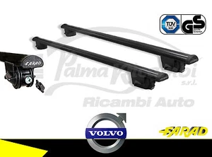 IRON120+SM02 BARRE PORTATUTTO FARAD NERE VOLVO V40, V50, V70, XC70, XC90 - Imagen 1 de 1