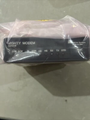 NEW Safetran Hayes External Mighty Modem 14.4k 14,400 Rugged DC Power A53413 - Image 1 of 4
