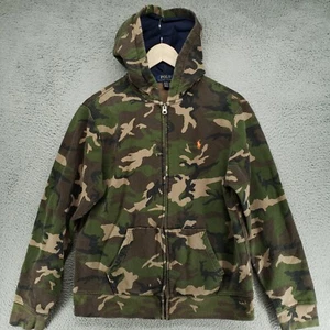 Polo Ralph Lauren Green Camo Full Zip Hoodie Jacke Jugend Gr. XL 18/20 - Bild 1 von 23