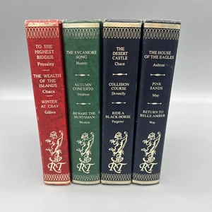 Romance Treasury RT Books Leatherette HC Vintage 1970-80’s Lot of 4 Decor - Picture 1 of 6