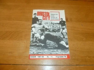 BRISTOL CITY Program - 1967 / 1968 Season - No 11 - Date 05/12/1967 - Norwich - Picture 1 of 4
