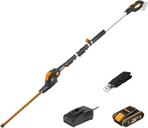 Worx 18V(20V MAX) Akku Teleskop Heckenschere Heckenschneider WG252E, 2,0Ah, Powe - Bild 1 von 12