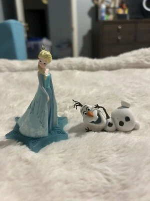Disney Frozen 2014 Olaf & Elsa Christmas Tree Ornaments - Image 1 of 4