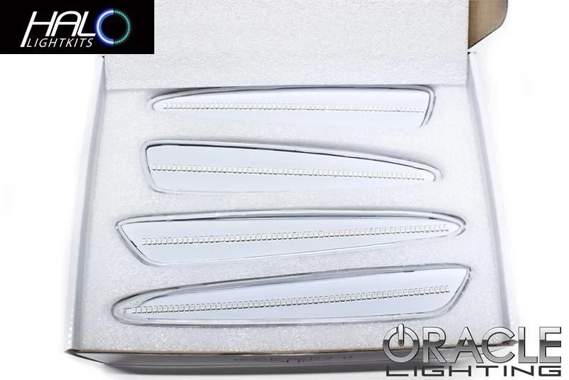 2005-2013 ORACLE CHEVY CORVETTE C6 CLEAR CONCEPT LED SIDE MARKERS 4PC - Image 1 of 2