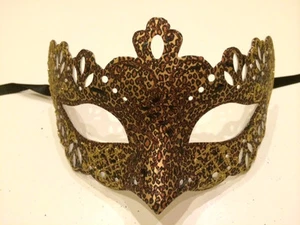 Leopard Venetian Masquerade Costume Ball Prom Dance Party Wedding Mask Unisex - Bild 1 von 2