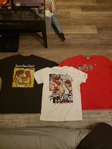 Vintage T-Shirt Lot Of 3 Shirts Street Fighter Capcom Video Games New With Tags! - Picture 1 of 20