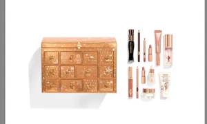 Charlotte Tilbury Beauty Treasure Chest 12 Door  Beauty Advent Calendar.Uk. 2025 - Picture 1 of 5
