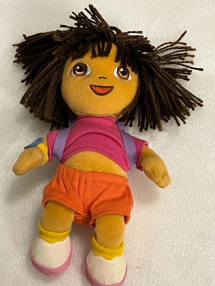 Ty Viacom 2005 Dora The Explorer 10" Plush Soft Doll With Backpack & Bracelet - Image 1 of 4