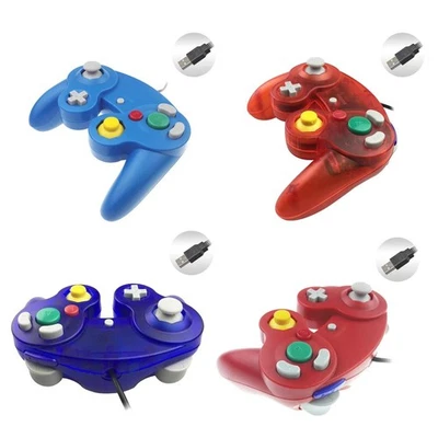 USB Game Controller for GameCube NGC Wired Pad Compatible with PC & Mac - Image 1 of 4