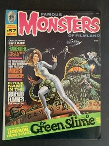 Famous Monsters of Filmland Magazine #57 Green Slime FN Awesome Cover - Picture 1 of 2