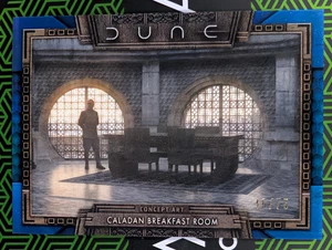 Caladan Breakfast 2024 Topps Chrome Dune Art Of Dune Insert Caladan Blue 46/75 - Picture 1 of 2