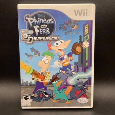 Phineas and Ferb Across the 2nd Dimension (Nintendo Wii, 2011) con manual Foto 1 de 3