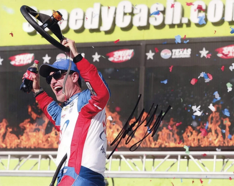 Autografiado 2025 Joey Logano #22 AAA Racing - Texas Race Win (Victory Lane Celeb Foto 1 de 1