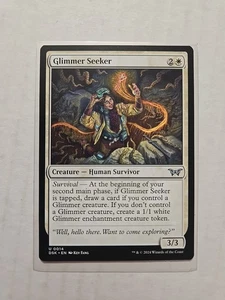 Glimmer Seeker - Duskmourn - LP - MTG Magic - Uncommon - Creature  - Picture 1 of 1