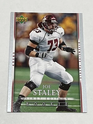 2007 Upper Deck First Edition Football - Joe Staley RC - San Francisco 49ers - Image 1 of 2