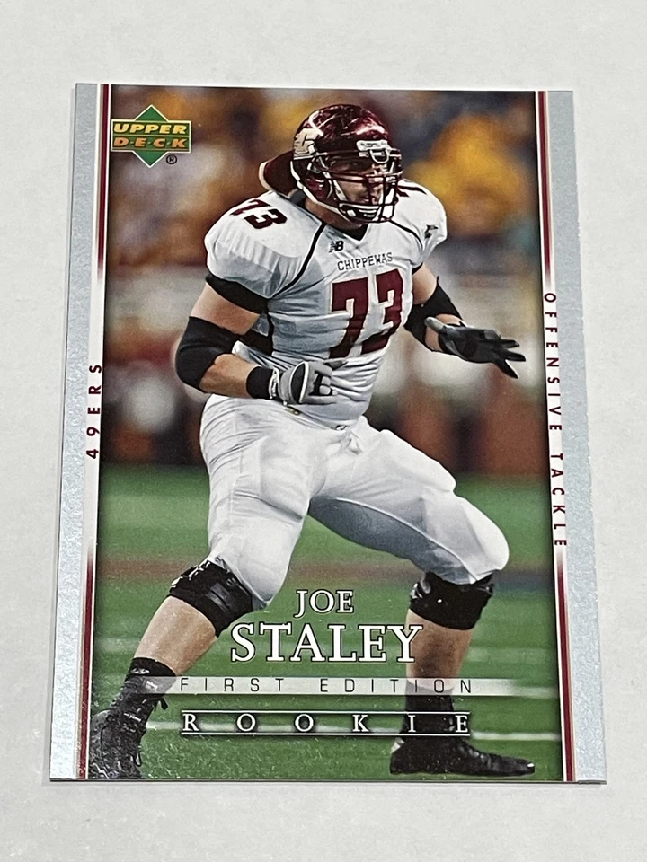 2007 Upper Deck First Edition Football - Joe Staley RC - San Francisco 49ers - Image 1 of 2
