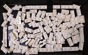LEGO Bulk MOC Lot 110+ CT White Plate 1 x 2 3023 - Picture 1 of 1