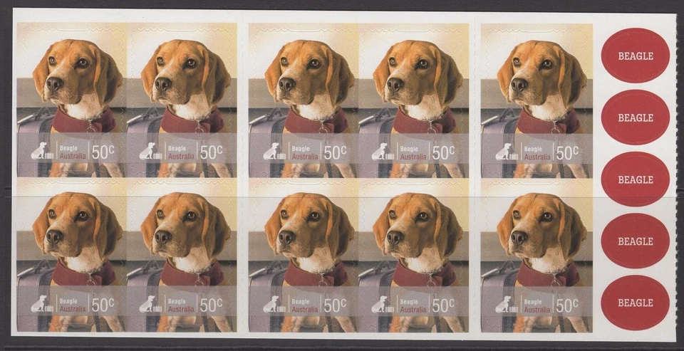 AUSTRALIA SGSB290(3007a) 2008 WORKING DOGS $5 BOOKLET MNH - Image 1 of 1