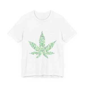 POP Culture Classics Series Weed Words Unisex Jersey Short Sleeve T-Shirt - Picture 1 of 72