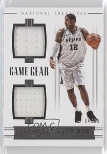 Panini National Treasures Game Gear Duals 2017-18/99 LaMarcus Aldridge #GGD-19 - Imagen 1 de 3