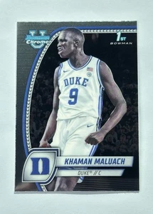 2024-25 Topps Bowman Chrome U - 1st Bowman Khaman Maluach #46 Duke Blue Devils - Picture 1 of 2