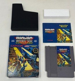 NES Nintendo - Bionic Commando - CIB Complete in Box - Tested (Capcom, 1988)