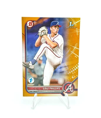 2022 Bowman - Cole Phillips - Gold Foil - 1st Bowman /50 - Image 1 of 2