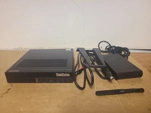 Lenovo ThinkStation P340 Tiny i7 8-Core 4.50 32GB 1Tb Nvme Wifi Quadro P1000 A4R - Picture 1 of 4