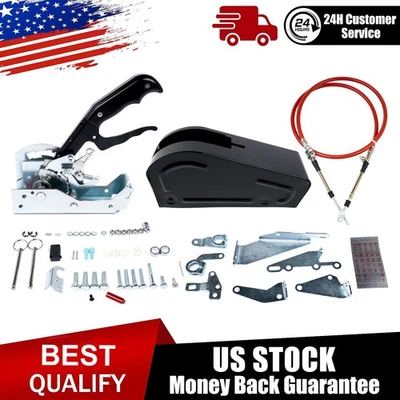 B&M 81052 3 or 4-speed Automatic Gated Shifter Magnum Grip Stealth Pro Stick - Image 1 of 4