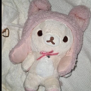 Korilakkuma Bunny Plush w/ Moving Ears β RARE San-X Japan Authentic - Picture 1 of 8