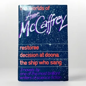 Worlds Of Anne McCaffrey Omnibus Restoree Decision At Doona Ship Who Sang HCDJ - Picture 1 of 5