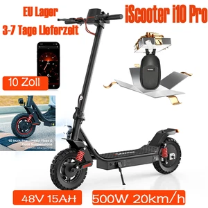 iScooter i10 Pro Elektroroller 48V 15AH 10 Zoll mit APP Offroad Klappbarer Adult - Bild 1 von 21