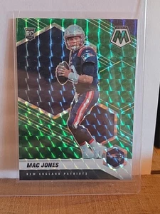 2021 Panini Mosaic Mac Jones VERDE Prizm RC #306 Patriots - Foto 1 di 2